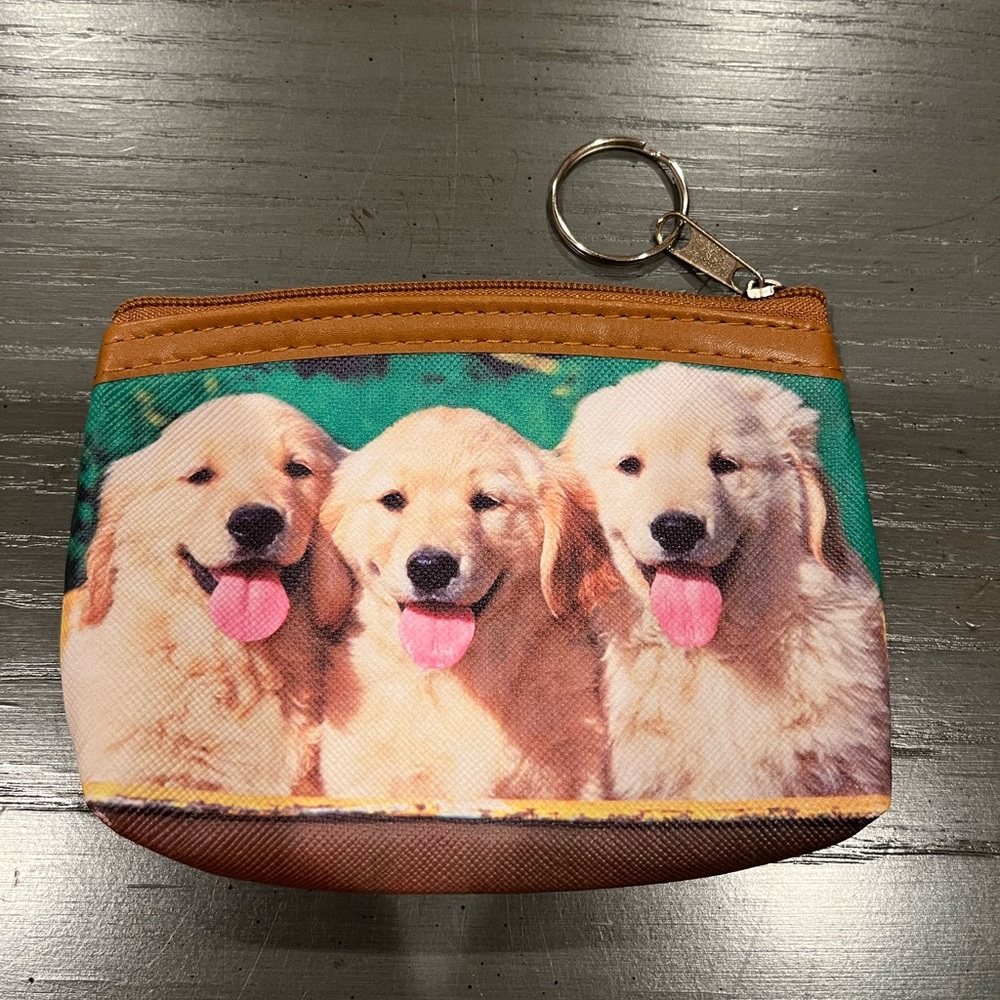 *SOLD* Golden Retriever Coin Purse Pouch - Picture 4 of 6